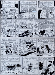 Bob De Moor - Les aventures de Tijl Uilenspiegel - t4 :  De zwarte ossewagen - Planche originale