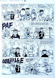 Didgé - Monsieur Edouard "rogne et grogne" - Journal de tintin 545 - Planche originale