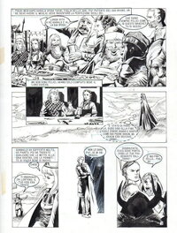 Massimo Rotundo - Harald il perfetto planche 9 - Parution dans le n°19 de 1980 du magazine Lanciostory - Planche originale