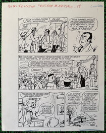 Pierre Lacroix - Bibi Fricotin protege la nature Page 28 - Planche originale