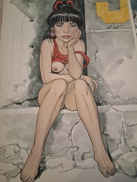 Malik - Female personage Malik - Original Illustration