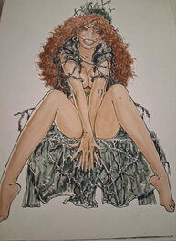 Malik - Archie Cash female personage - Illustration originale