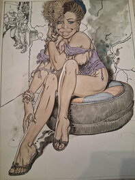 Malik - Archie Cash female personage - Original Illustration