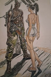 Malik - Archie Cash scene - Illustration originale