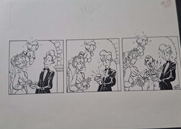 Malik - Cupido(N) gag published backcover album 9 - Illustration originale