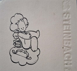 Malik - Cupido(N) mini illustration - Planche originale