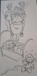 Extra sketch one of the panels Extra sketch one of the panels