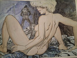 Malik - Female character Archie Cash/Paraguay - Illustration originale