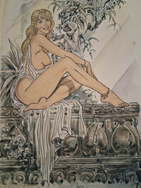 Malik - Sexy girl - Illustration originale