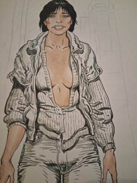 Malik - Sexy girl - Illustration originale