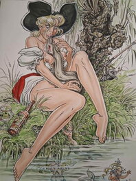 Malik - Sexy wine 3 illustration - Original Illustration
