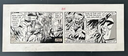 George Olesen - Planche Originale The Phantom 1998, signé par Lee Falk King Features Syndicate - Planche originale