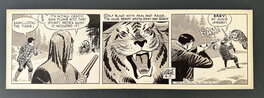 Leslie Turner - Planche Originale "Captain Easy" par Leslie Turner 1966 - Planche originale