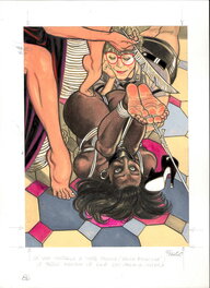 Franco Saudelli - Bondage et chatouilles - Illustration originale