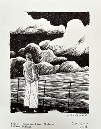 Christian Cailleaux - Embarqué - Illustration originale