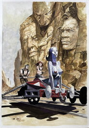 Apri Kusbiantoro - Storm Hommage De wentelwereld - Illustration originale