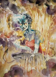 Tony Moy - Rogue/Nightcrawler - Illustration originale