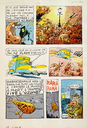 Johan De Moor - La Vache A Mort L'Homme Vive L'Ozone pl.83 - Comic Strip