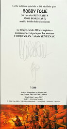 Édition spéciale HOBBY FOLIE n°7/200, signé : E.CORBEYRAN et Alexis07 Édition spéciale HOBBY FOLIE n°7/200, signé : E.CORBEYRAN et Alexis07