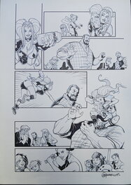 Mauricet - Harley QUINN - Planche originale