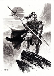 Dragan Paunovic - Japon Médiéval - Illustration 12 - Original Illustration