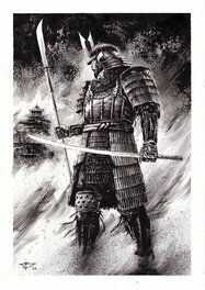 Dragan Paunovic - Japon Médiéval - Illustration 13 - Original Illustration