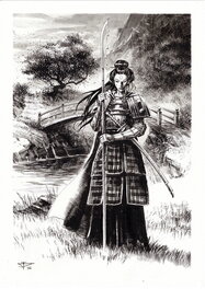 Dragan Paunovic - Japon Médiéval - Illustration 14 - Original Illustration