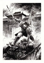 Dragan Paunovic - Japon Médiéval - Illustration 15 - Illustration originale