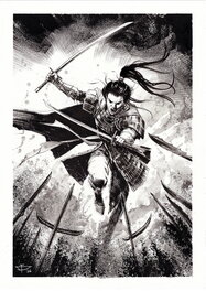 Dragan Paunovic - Japon Médiéval - Illustration 16 - Illustration originale