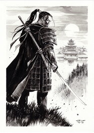 Dragan Paunovic - Japon Médiéval - Illustration 17 - Illustration originale