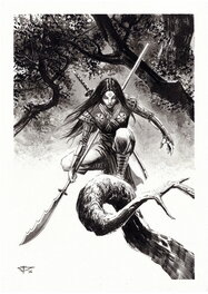 Dragan Paunovic - Japon Médiéval - Illustration 18 - Illustration originale