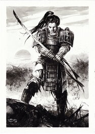 Dragan Paunovic - Japon Médiéval - Illustration 21 - Original Illustration
