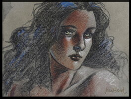 André Juillard - Pastel  de Juillard - Illustration originale