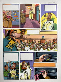 Johan De Moor - Volle Melk / Lait Entier deel 2 originele pagina - Planche originale