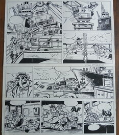 Berck - Sammy (Les Gorilles) - planches essais - Strzelecki - Œuvre originale