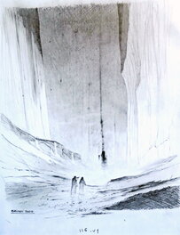 Paul et Gaétan Brizzi - Dans l'enfer - Illustration originale