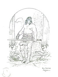 Didier Cassegrain - Conan - Illustration originale