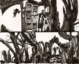Dave McKean - Dessin original reproduit dans Raptor - Planche originale