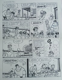 Walli - Modeste et Pompon - Tome 1 : Fin festin de fines facéties - Walli - Planche originale