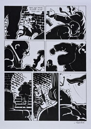 François Ravard - Nestor BURMA - Planche originale
