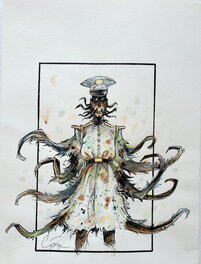 Thierry Gioux - univers : HAUTEVILLE HOUSE     couleur directe - Illustration originale