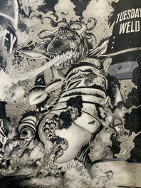 Stewart Kenneth Moore - Bad IDEA ‘Kaiju’ Page 8 of 11 - Planche originale