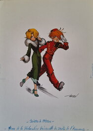 Laurent Verron - Mademoiselle J - Illustration originale