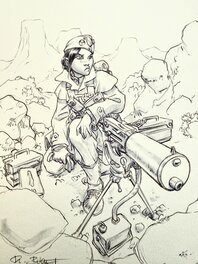 Philippe Buchet - Sillage T6 Artifices - Illustration originale