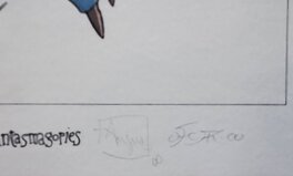 Signé : Angus 00  et  OSCAR. 00  numéroté 29/99