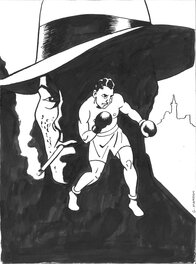 Grégory Mardon - Grégory Mardon - Couverture Kid Francis - Couverture originale