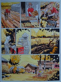 Iwan Lépingle - Une île sur la Volga - Planche originale