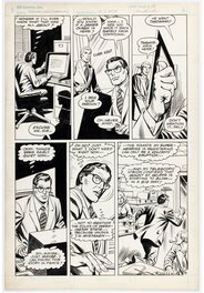Irv Novick - Superman Album 11 Story Page 9 Art Original (DC-EHAPA, 1984) - Planche originale