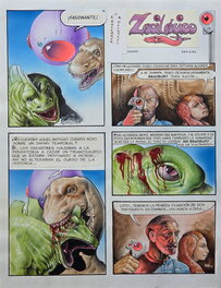 Ariel Olivetti - Zoologico : sauro sapiens 1-2 - Original Illustration