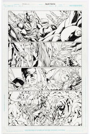 Fernando Pasarin - Green Lantern Corps #2 Page d'histoire 1 Art original (DC, 2011) - Planche originale